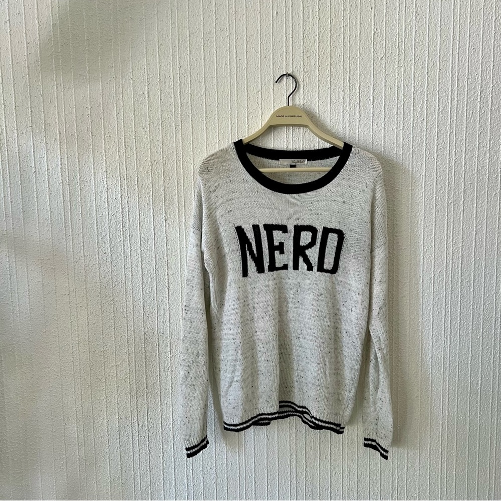 Say What NERD sweater size Large